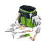 8 Piece Garden Tools Set, Stainless Steel Hand Tools with Wooden Handle